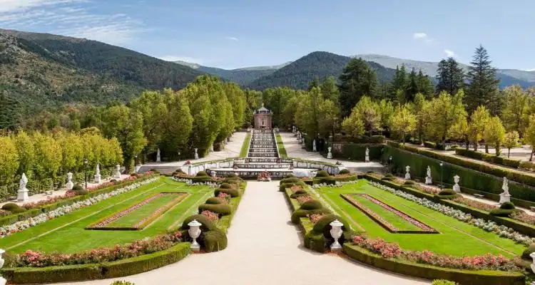 Jardines de La Granja de San Ildefonso en Segovia